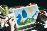 Screenprinting | Flocked Landscapes