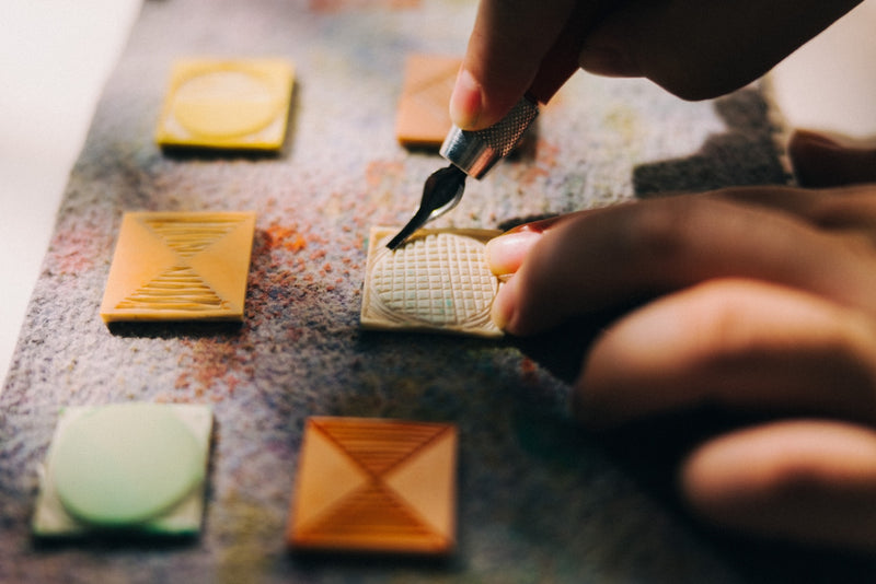 Relief Printing & Embroidery | Stitched & Printed Patterns