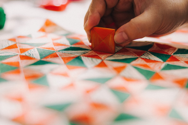 Relief Printing & Embroidery | Stitched & Printed Patterns