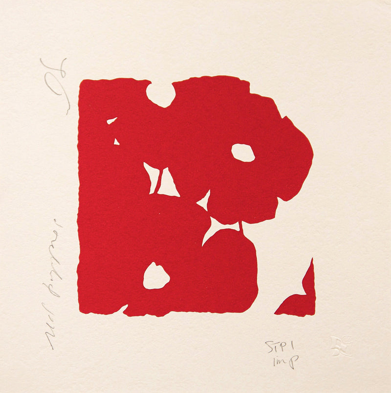 Donald Sultan: Red Poppies