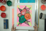 Screenprinting & Flocking | Layers of Identity