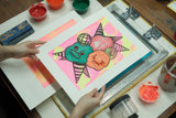 Screenprinting & Flocking | Layers of Identity