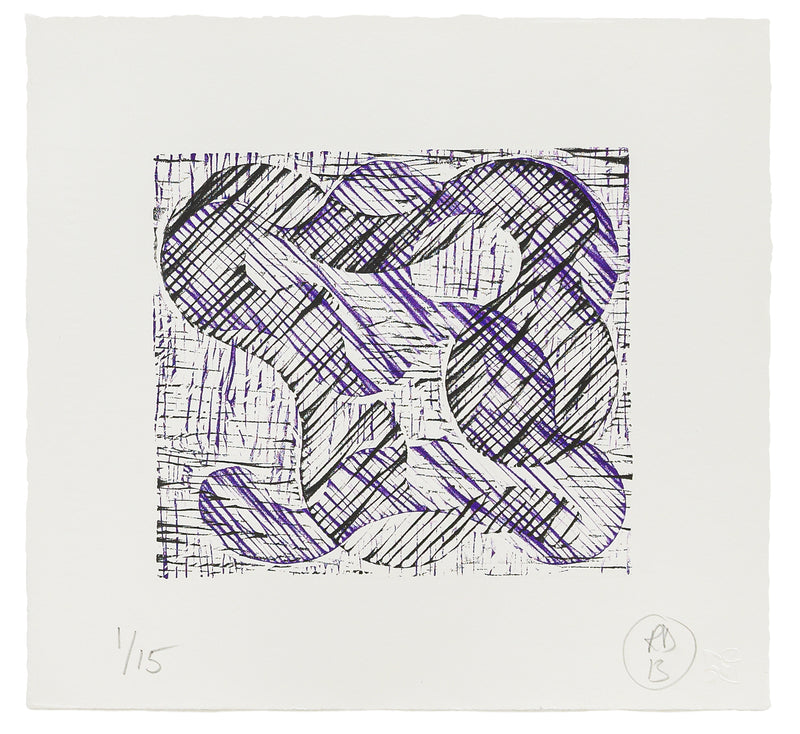 Richard Deacon: 1+1=10 Black/Purple (2013)