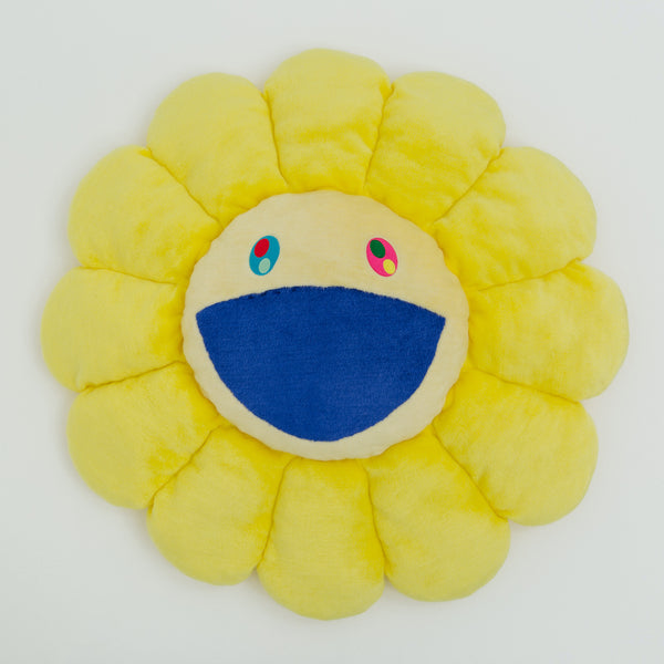 Takashi Murakami Official Merchandise – Flower Cushion in Yellow & White (1m)