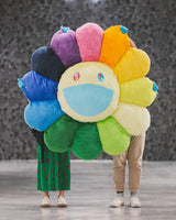Takashi Murakami Official Merchandise – Flower Cushion in Rainbow & White (1.5m)